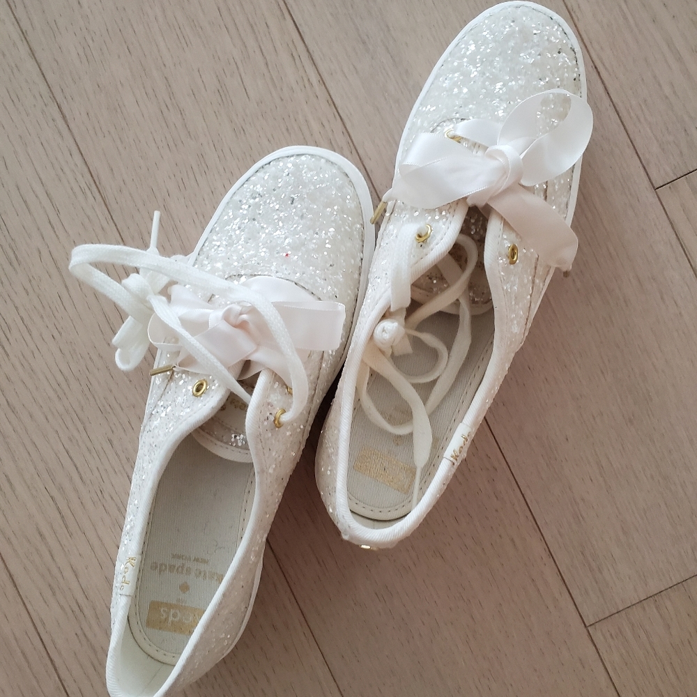 Keds × Katespade triple glitter sneakers